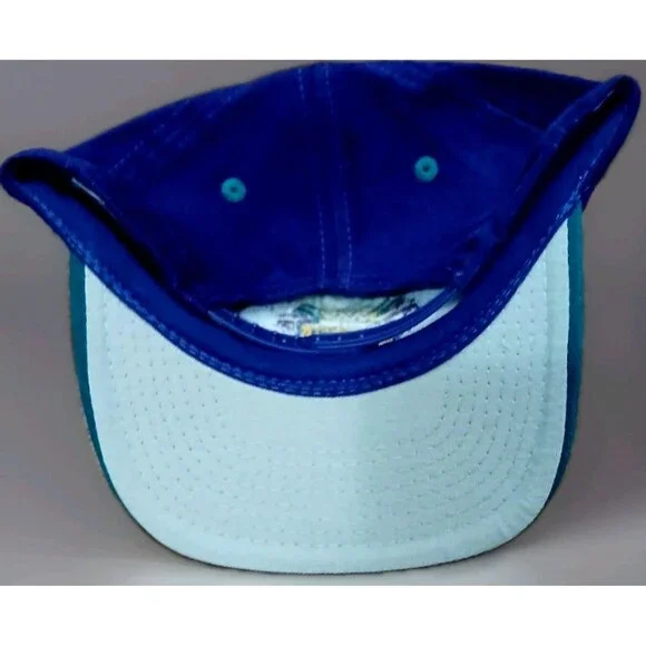 VTG 1997 Super Bowl XXXI Snapback Hat NWT – Drew Pearson NFL Blue Teal Cap USA - Picture 6 of 14